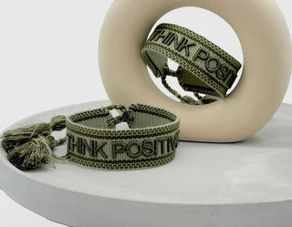 Think Positiv Statement Armband