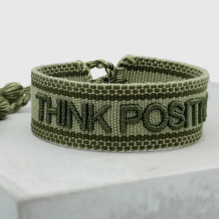 Think Positiv Statement Armband