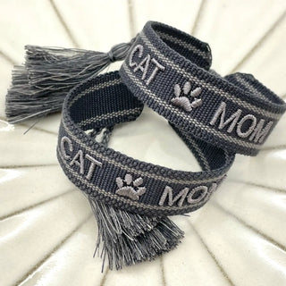 CAT  MOM Statement Armband Anthrazit